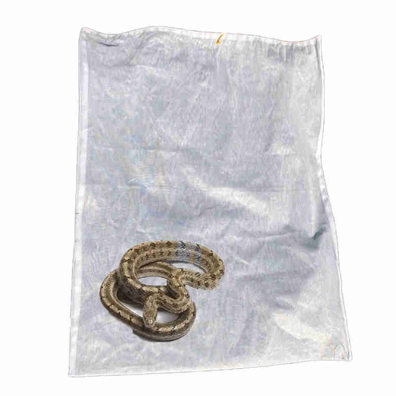 Snake Reptile Bag with Bite Free Pouch Corner Drawstring for Capturing Moving Transporting Hunting Catching Snakes Reptiles to Vet or Travel