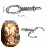 Cattle Nose Ring Stainless Steel Cow Cattle Bovine Nose Ring