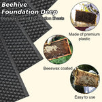 Beehive Waxed Coated Foundation Beehive Equipment Fit Deep Frame Black -10 Sheets