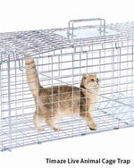 Live Animal Traps,Humane Animal Trap for Stray Cats up to 16.5 pounds