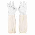 Thickened Goatskin Bee Gloves  with Canvas Long Sleeves-1 Pair